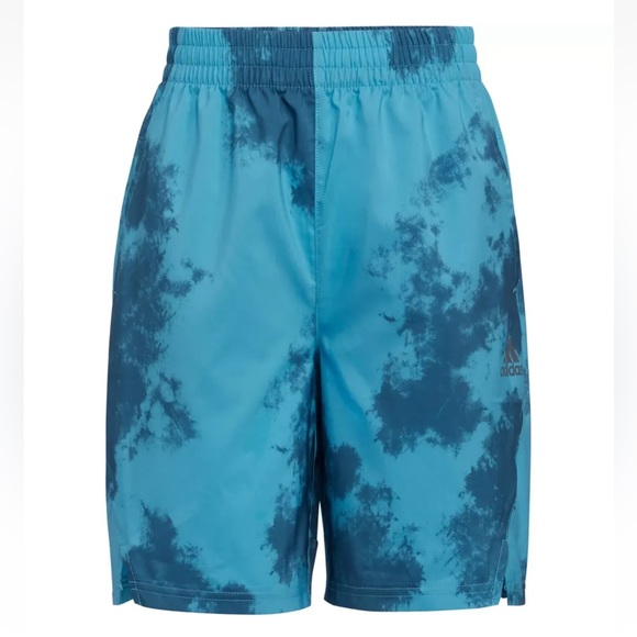 Boys Adidas Axis Tie Dye Shorts - Picture 1 of 8